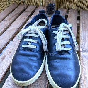 Ecco super soft black leather sneakers